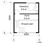 Каркасно-щитовой дом:Проект ЭльБрус ДД 07